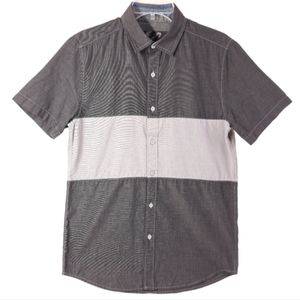 Amplify Boys Grey Button Down Collared Shirt‎ Size S